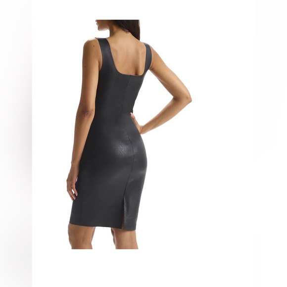 commando Faux Leather Square Neck Dress - Picture 2 of 8
